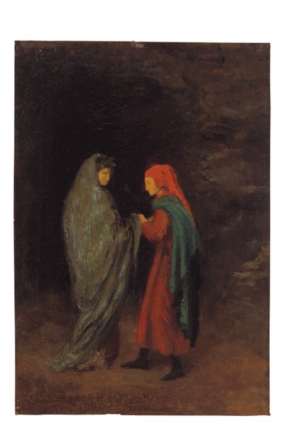 Dante and Virgil at the Entrance to Hell by Edgar Degas