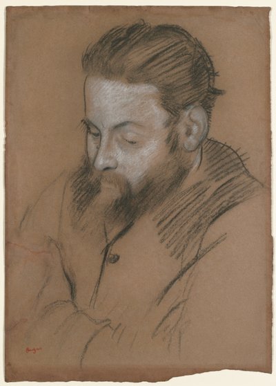 Diego Martelli by Edgar Degas