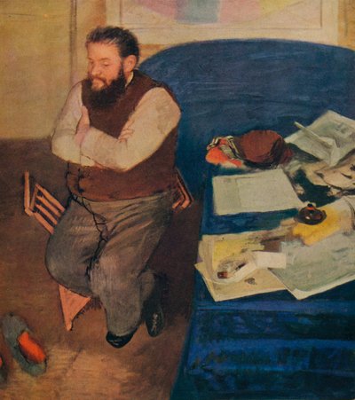 Diego Martelli, 1879 by Edgar Degas