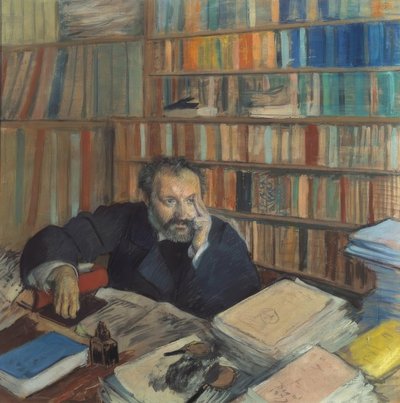 Edmond Duranty by Edgar Degas