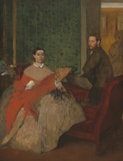 Edmondo and Thérèse Morbilli, c. 1865 by Edgar Degas