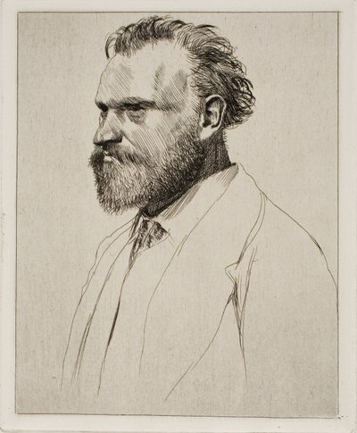 Edouard Manet, Bust-Length Portrait by Edgar Degas