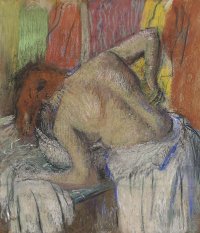 Woman Sponging Her Back (c. 1895) by Edgar Degas