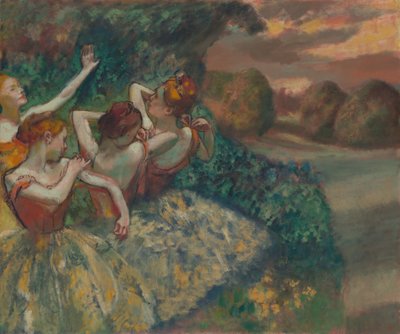 Four Dancers by Edgar Degas