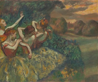 Four Dancers, c. 1899 by Edgar Degas