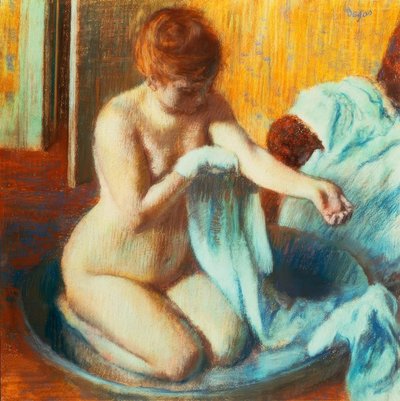 Woman in the Tub by Edgar Degas