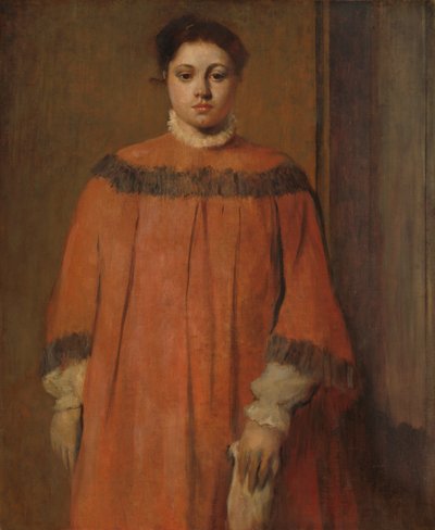 Girl in Red by Edgar Degas
