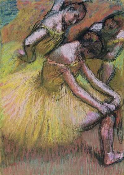 Group of Three Dancers by Edgar Degas