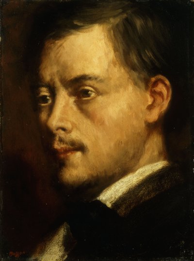 Head of a Man by Edgar Degas