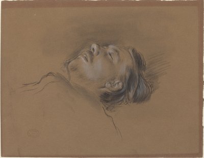 Head of the Fallen Jockey by Edgar Degas
