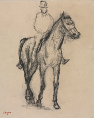 Horse and Rider by Edgar Degas