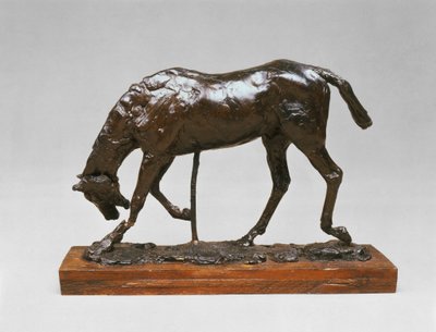 Horse with Head Lowered by Edgar Degas