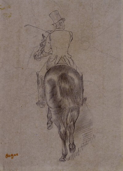 Huntsman on a Horse by Edgar Degas