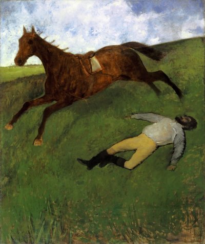 Injured Jockey, 1896-98 by Edgar Degas