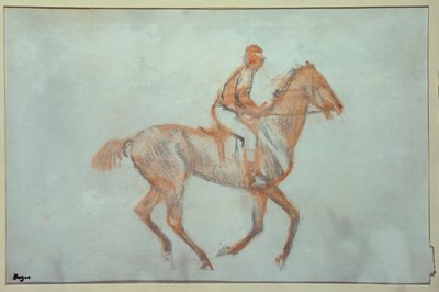 Jockey at a Canter by Edgar Degas