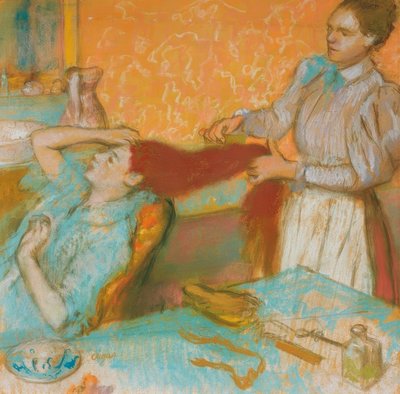 The Hairstyle by Edgar Degas