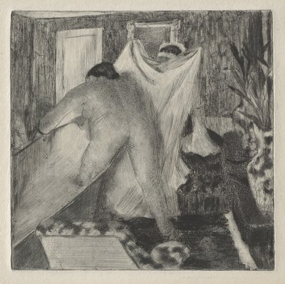 Leaving the Bath by Edgar Degas