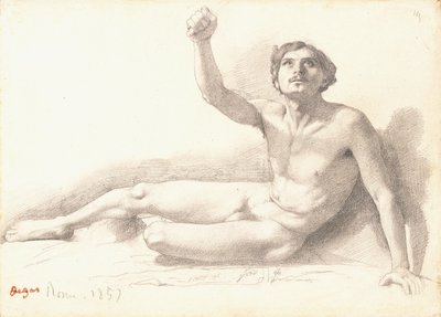 Nude Study by Edgar Degas