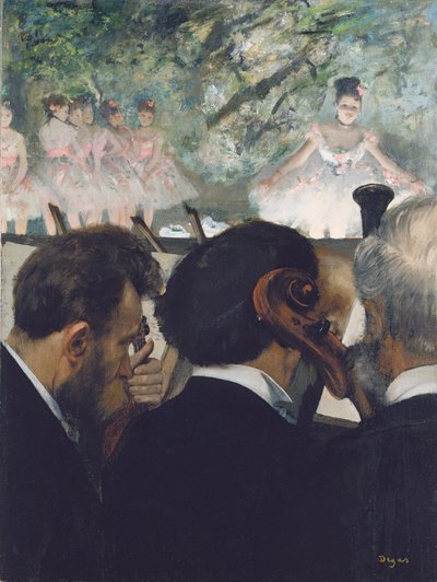 Orchestra Musicians by Edgar Degas