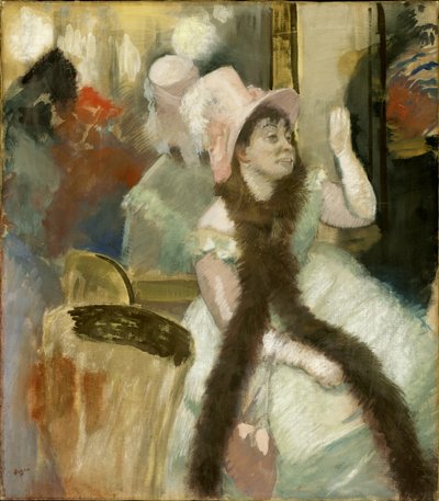 Portrait after a Costume Ball by Edgar Degas