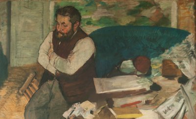 Portrait of Diego Martelli by Edgar Degas