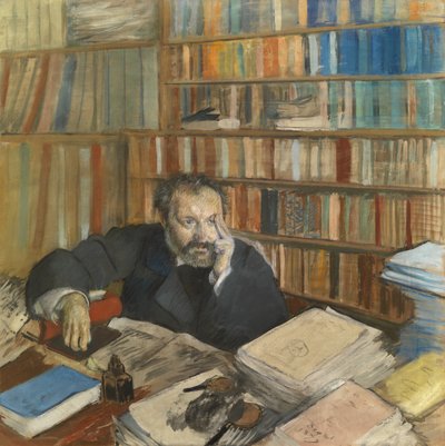 Portrait of Edmond Duranty by Edgar Degas