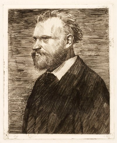 Portrait of Edouard Manet by Edgar Degas