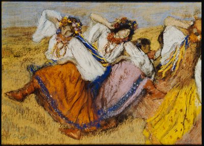 Russian Dancers by Edgar Degas
