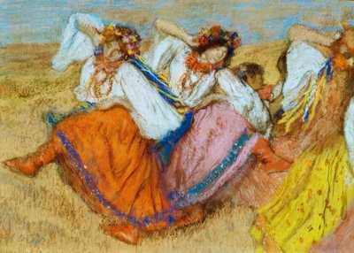 Russian Dancers by Edgar Degas