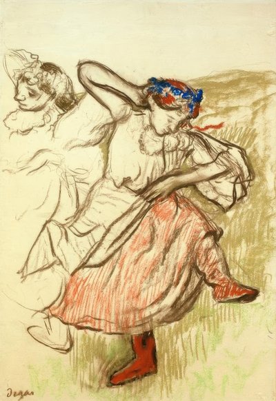 Russian Dancers by Edgar Degas