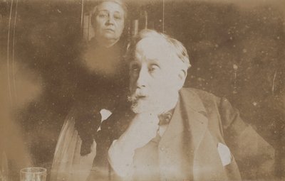 Self-Portrait with Zoé Closier by Edgar Degas