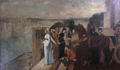 Semiramis Building Babylon by Edgar Degas