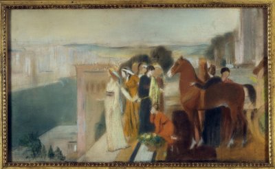 Semiramis Building Babylon by Edgar Degas