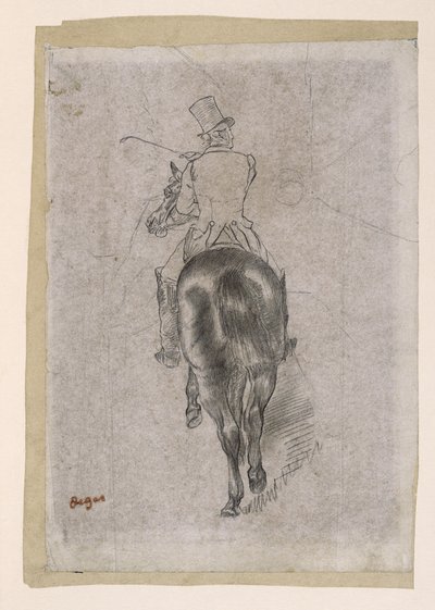 Spurring on the Horse by Edgar Degas