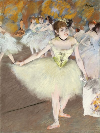 Sur La Scene by Edgar Degas