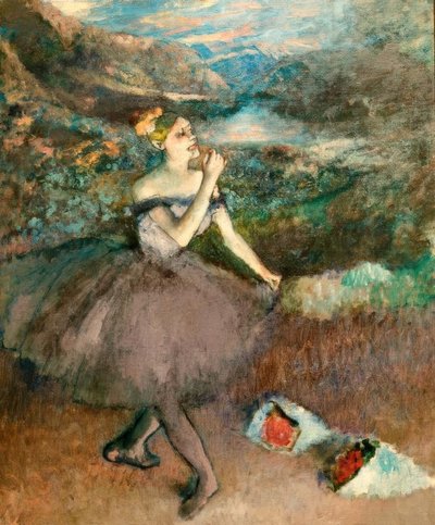 Dancer with Bouquets by Edgar Degas