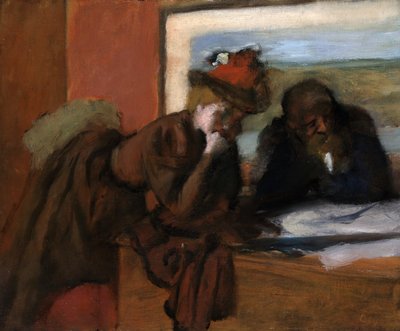 The Conversation by Edgar Degas