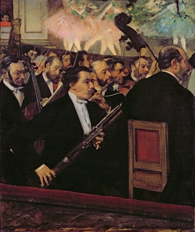 The Opera Orchestra by Edgar Degas