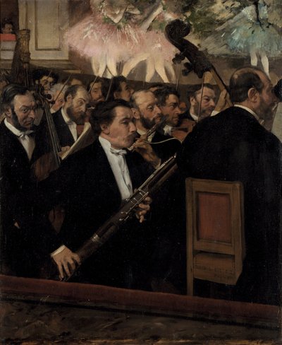 The Orchestra at the Opera by Edgar Degas