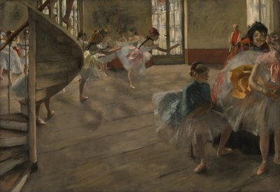 The Rehearsal, c.1877 by Edgar Degas