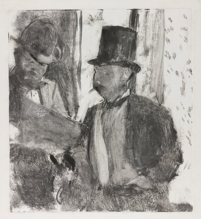 The Two Connoisseurs by Edgar Degas