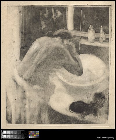 The Washbasin, c.1880-85 by Edgar Degas