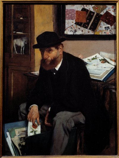 The Print Enthusiast by Edgar Degas