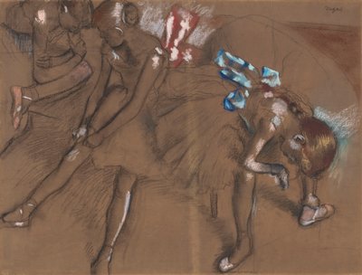 Three Dancers Resting, c.1880 by Edgar Degas