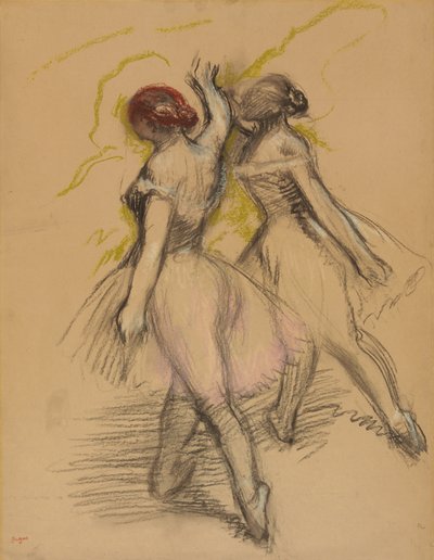Two Dancers, c.1889 by Edgar Degas
