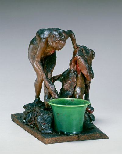 Woman Washing Her Left Leg by Edgar Degas