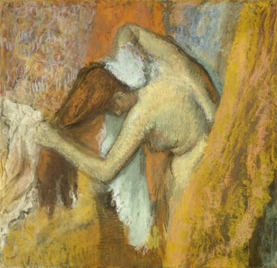 Woman at Her Toilette by Edgar Degas