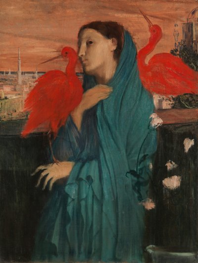 Young Woman with Ibis, 1860-62 by Edgar Degas