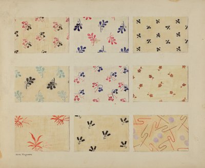 Printed Quilt Patches by Edith Magnette