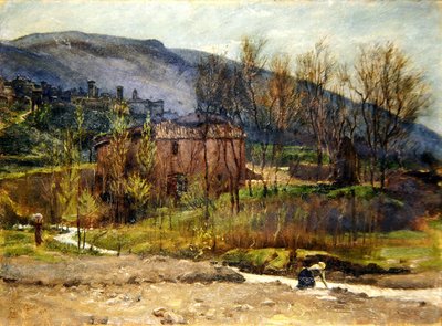 Tuscan Village by Edith Ridley Corbet